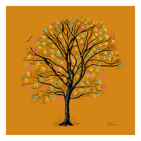 "Fall Tree" Jan 2018 (C)Karen MacDuff Squires
