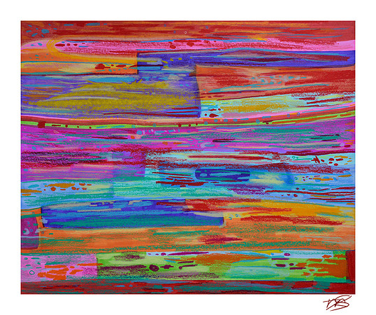 "Traffic Jam" Markers and Caran D'ache Pastels