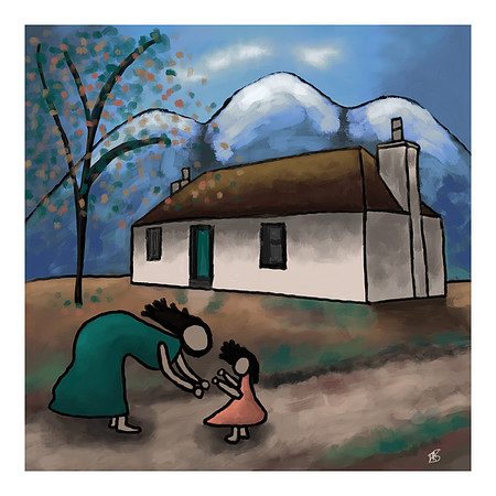 "Mother And Child On A Windy Day" June 2018