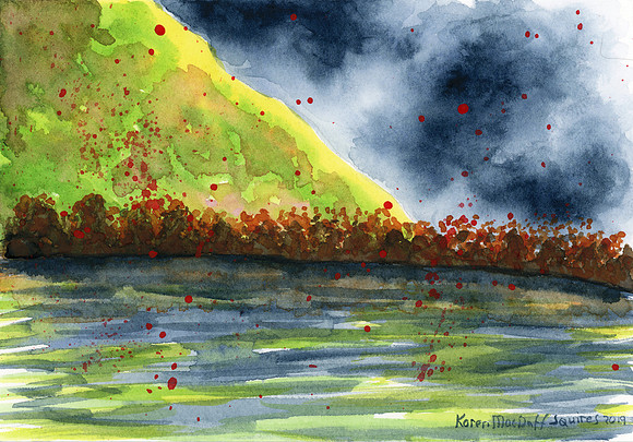 Scottish Landscape -watercolor- May 2019