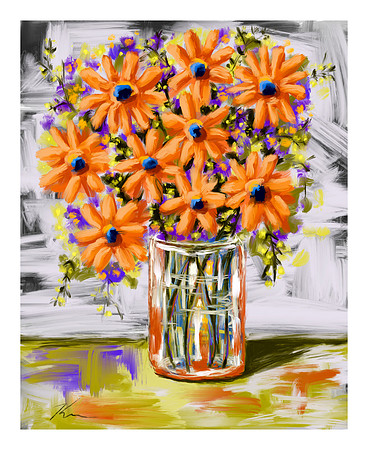Orange Flowers -March 28 2020